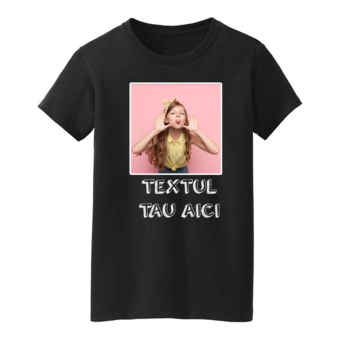 Tricou Negru Personalizat