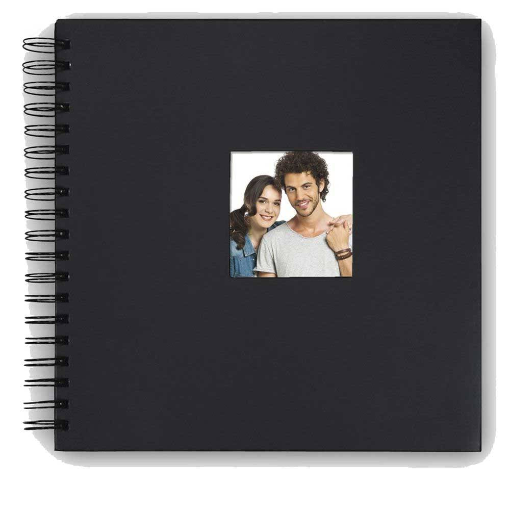 SW2520N Album Swiss Nero 25x25cm / 20 File