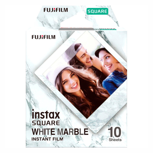 Film Instax Square White-Marble