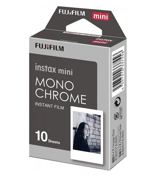 Film instant Fujifilm Instax Mini Monochrome, Color, 10 buc