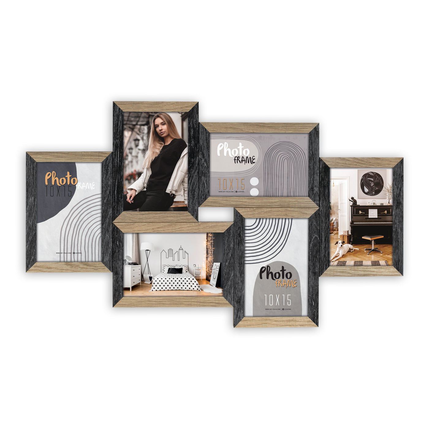 DN688B Rama Vercelli Black 6x10x15